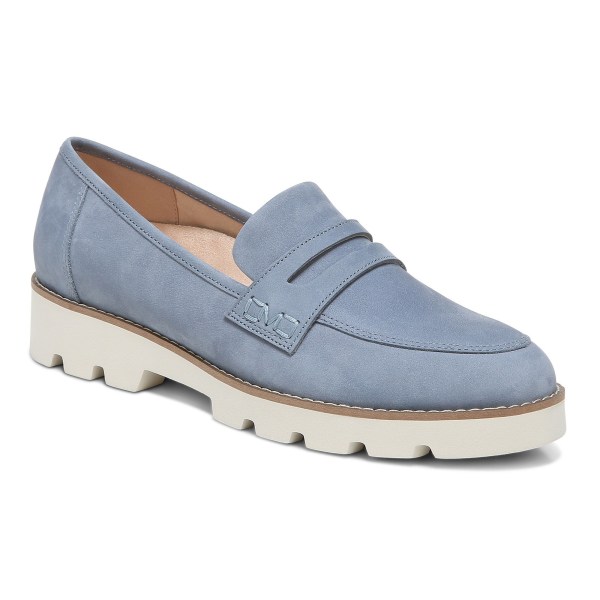 Vionic Loafers Ireland - Cheryl Loafer Light Blue - Womens Shoes Online | TLFGS-5209